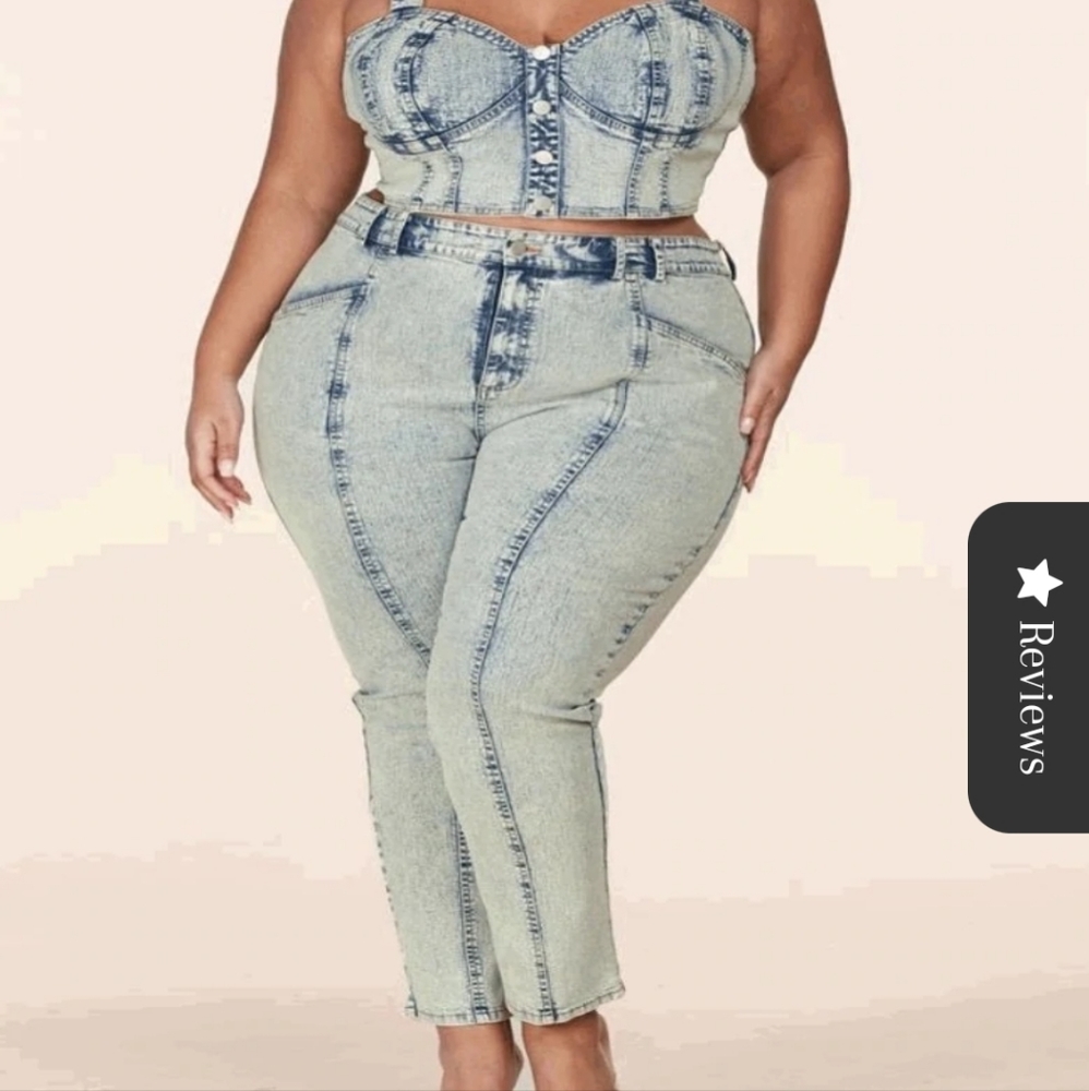 Denim Set (please see sizing details below)